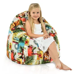 Kinder-Sitzsack L - Premium Print-Stoff – Ansicht 102