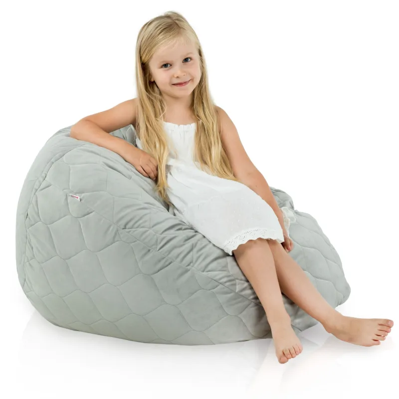 Kinder-Sitzsack L - Soft-Velours – Ansicht 64