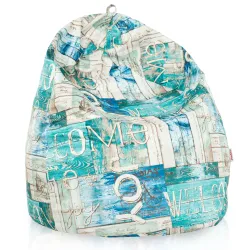 Sitzsack Klassik - Premium Print-Stoff