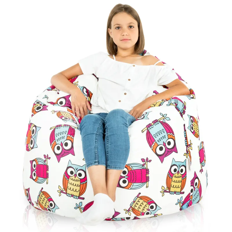Sitzsack Kinder Kleine Eulen