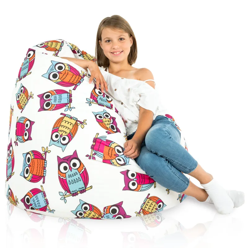 Sitzsack Kinder Kleine Eulen