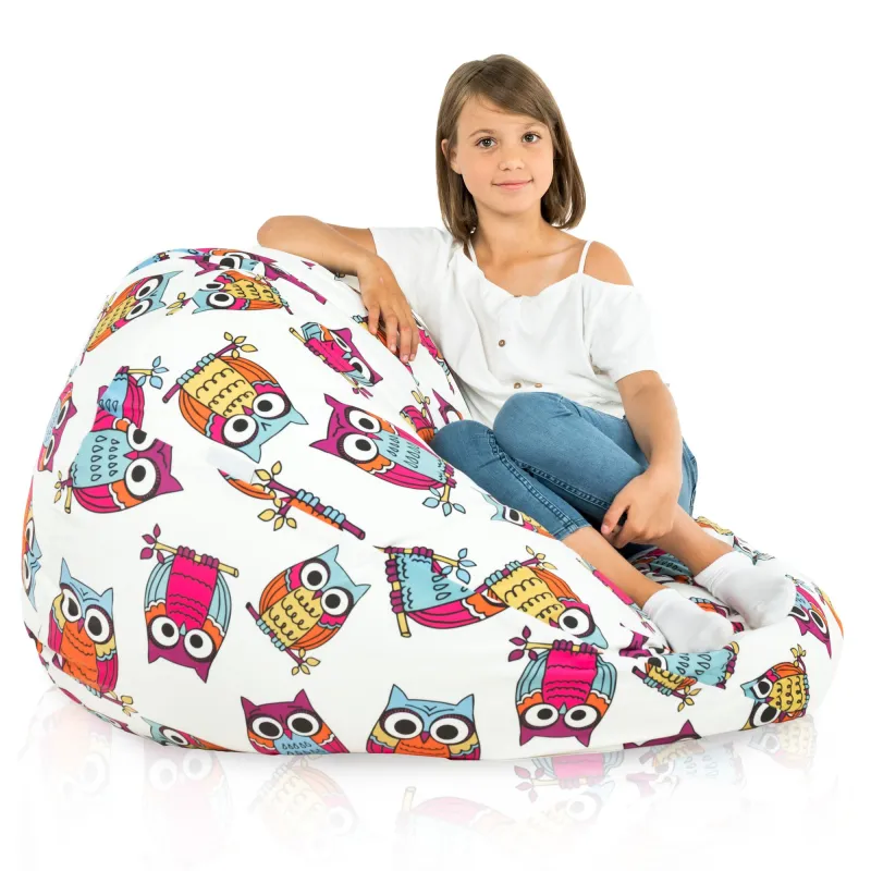 Sitzsack Kinder Kleine Eulen