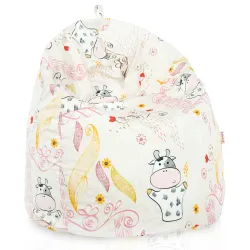 Sitzsack Klassik - Premium Print-Stoff