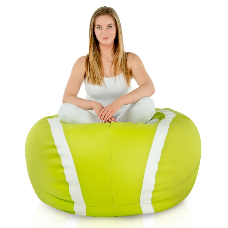 Limette Sitzsack Tennisball Kunstleder – Ansicht 4