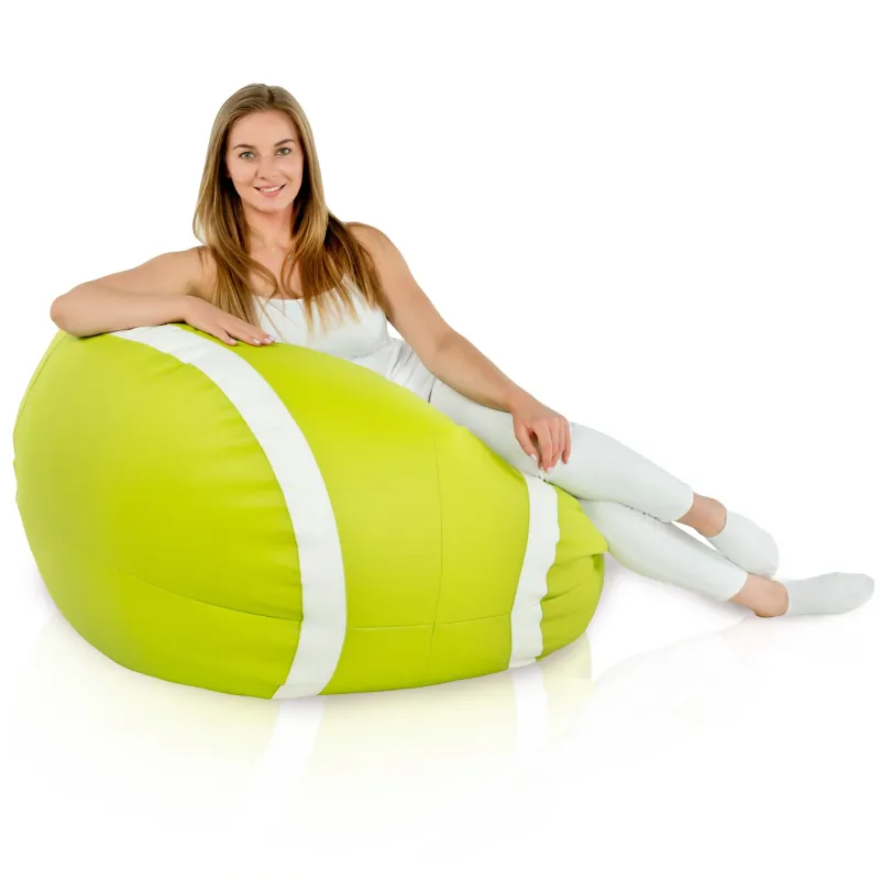 Limette Sitzsack Tennisball Kunstleder – Ansicht 5