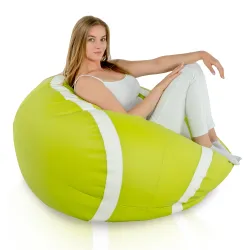 Limette Sitzsack Tennisball Kunstleder – Ansicht 6