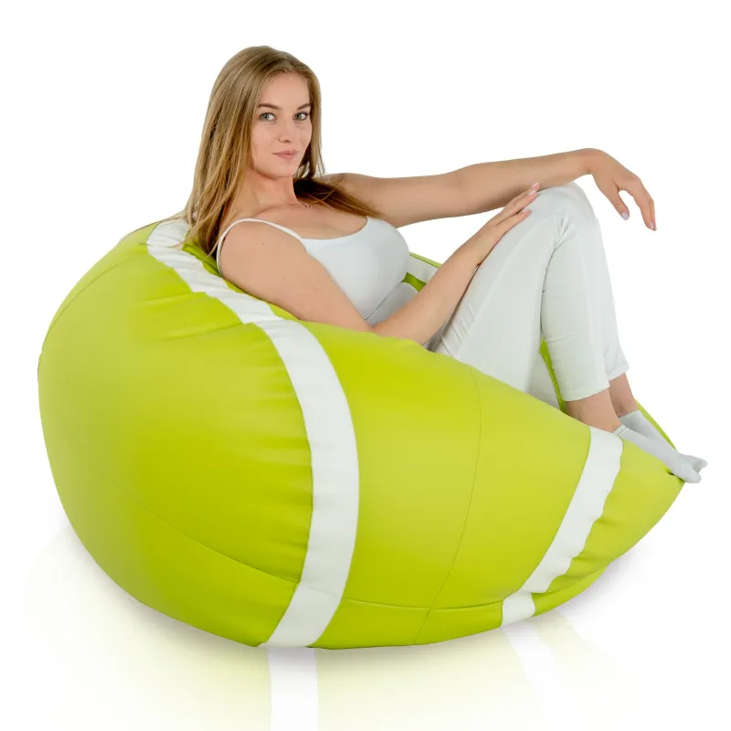Limette Sitzsack Tennisball Kunstleder – Ansicht 6