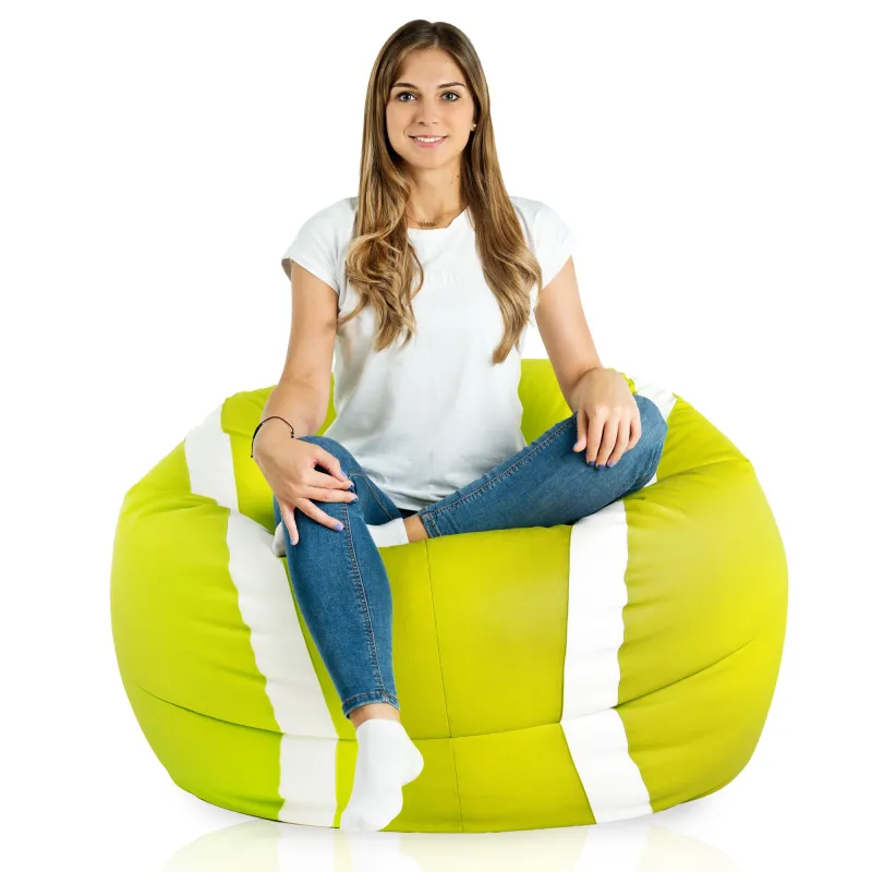 Limette Sitzsack Tennisball Kunstleder – Ansicht 3
