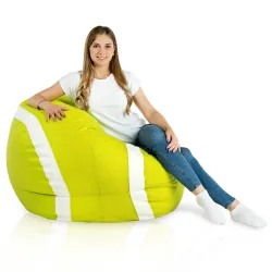Limette Sitzsack Tennisball Kunstleder – Ansicht 2