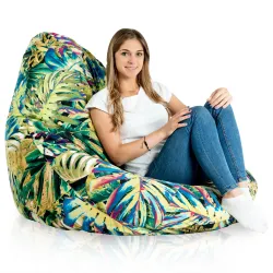 Sitzsack mit Rückenlehne XXL Drop - Premium Print-Stoff – Ansicht 49
