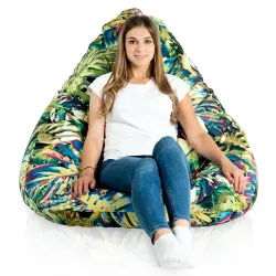 Sitzsack mit Rückenlehne XXL Drop - Premium Print-Stoff – Ansicht 62