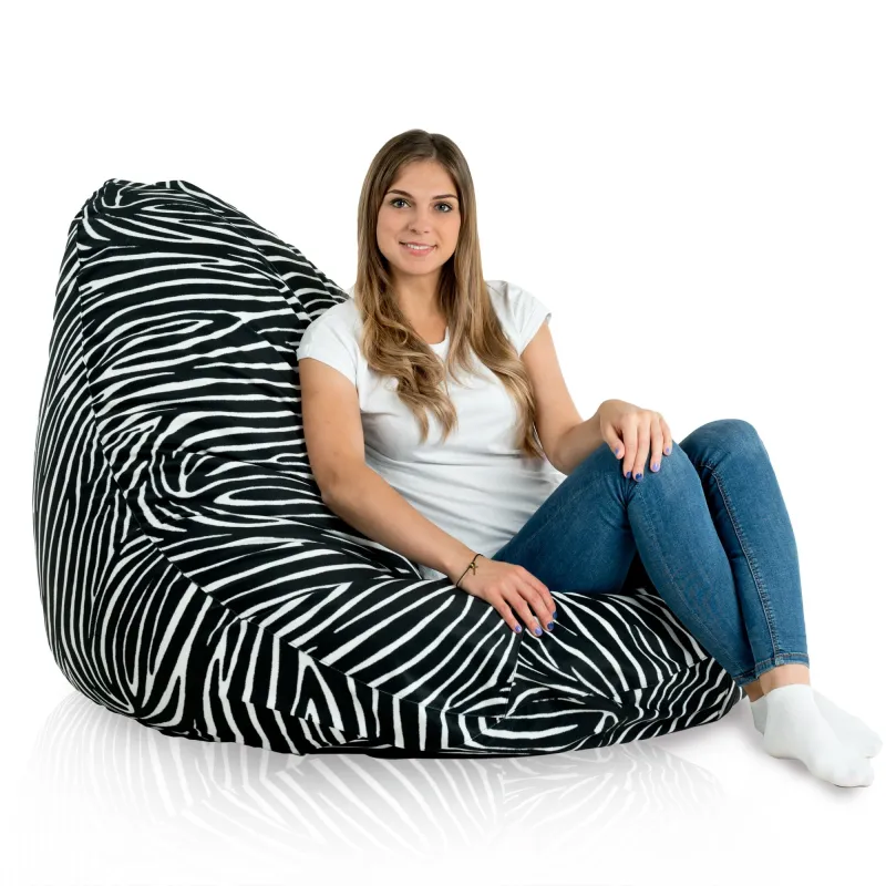 Sitzsack mit Rückenlehne XXL Drop - Premium Print-Stoff – Ansicht 43