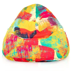 Sitzsack mit Rückenlehne XXL Drop - Premium Print-Stoff – Ansicht 68