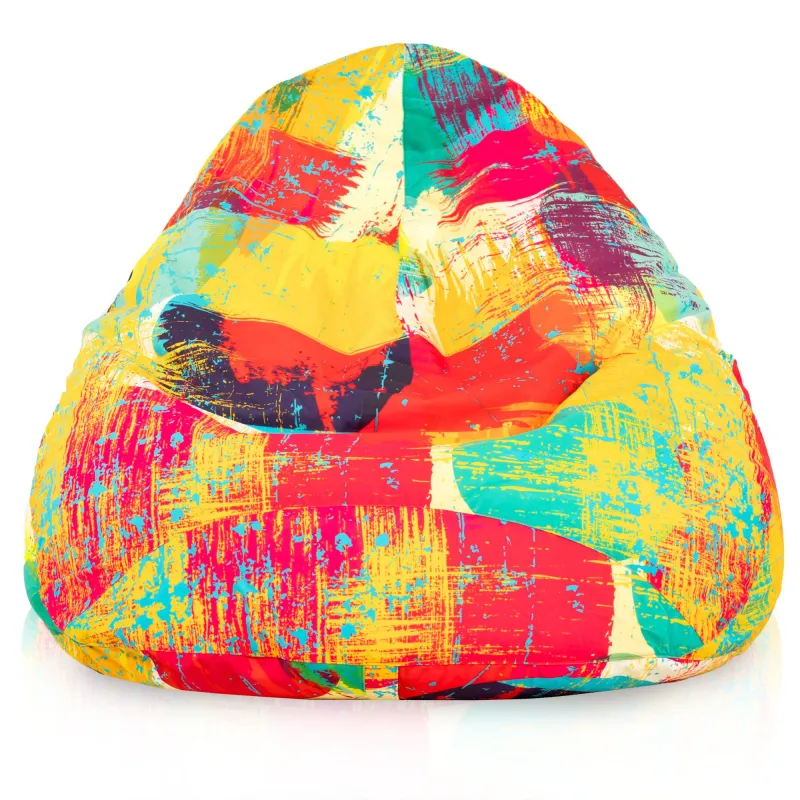 Sitzsack mit Rückenlehne XXL Drop - Premium Print-Stoff – Ansicht 68