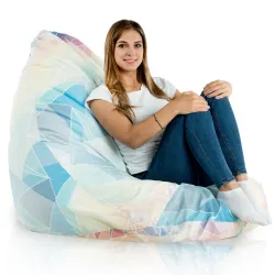 Sitzsack mit Rückenlehne XXL Drop - Premium Print-Stoff – Ansicht 69