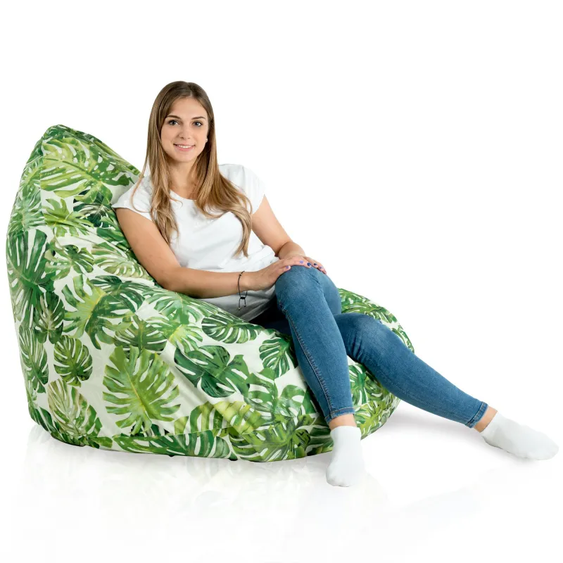 Sitzsack mit Rückenlehne XXL Drop - Premium Print-Stoff – Ansicht 39