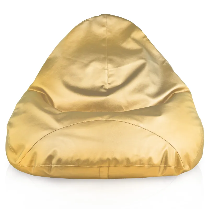 Eleganter Kinzlersitzsack für Wohnzimmer, aus weichem Kunstleder