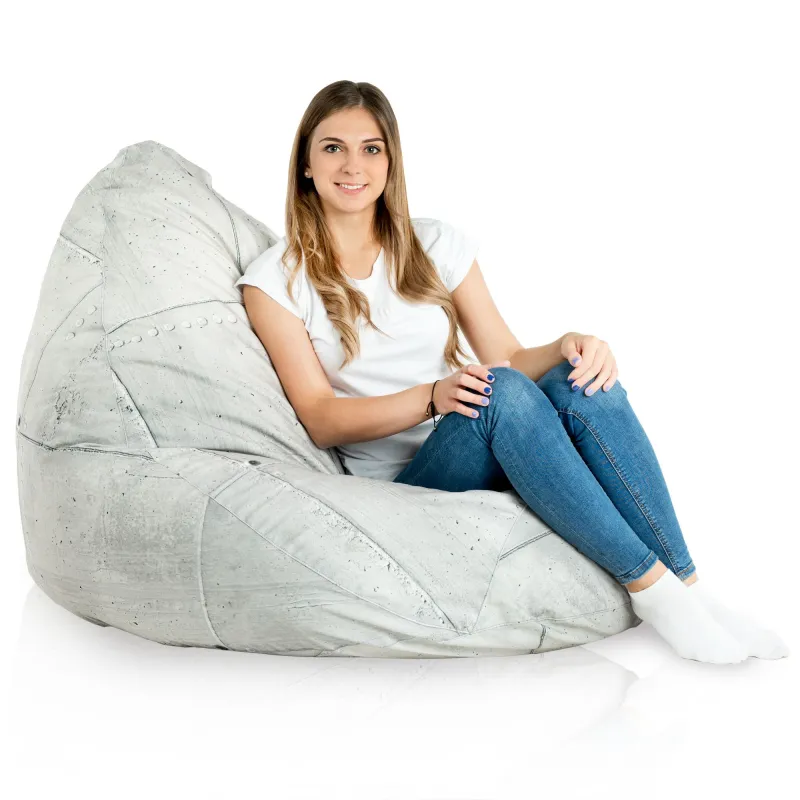 Sitzsack mit Rückenlehne XXL Drop - Premium Print-Stoff – Ansicht 42