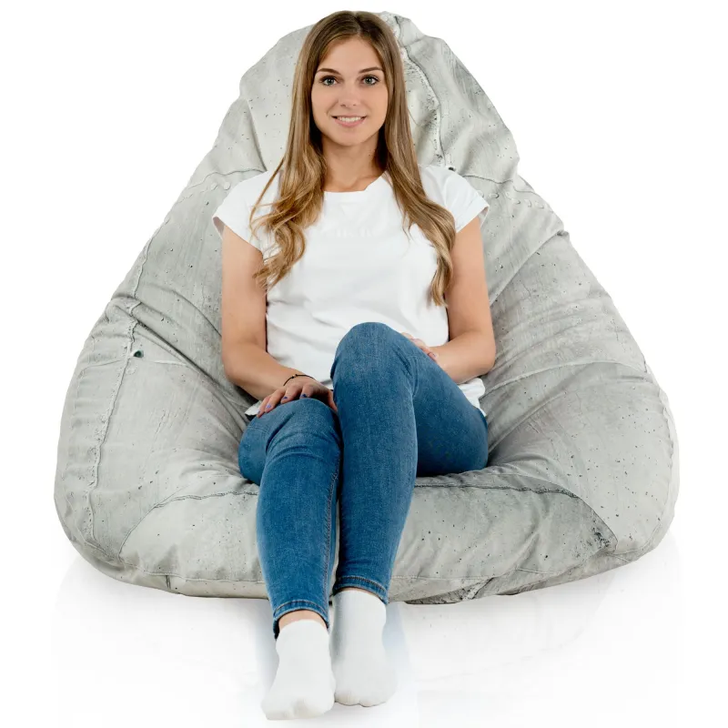 Sitzsack mit Rückenlehne XXL Drop - Premium Print-Stoff – Ansicht 58