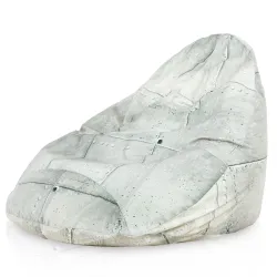Sitzsack mit Rückenlehne XXL Drop - Premium Print-Stoff