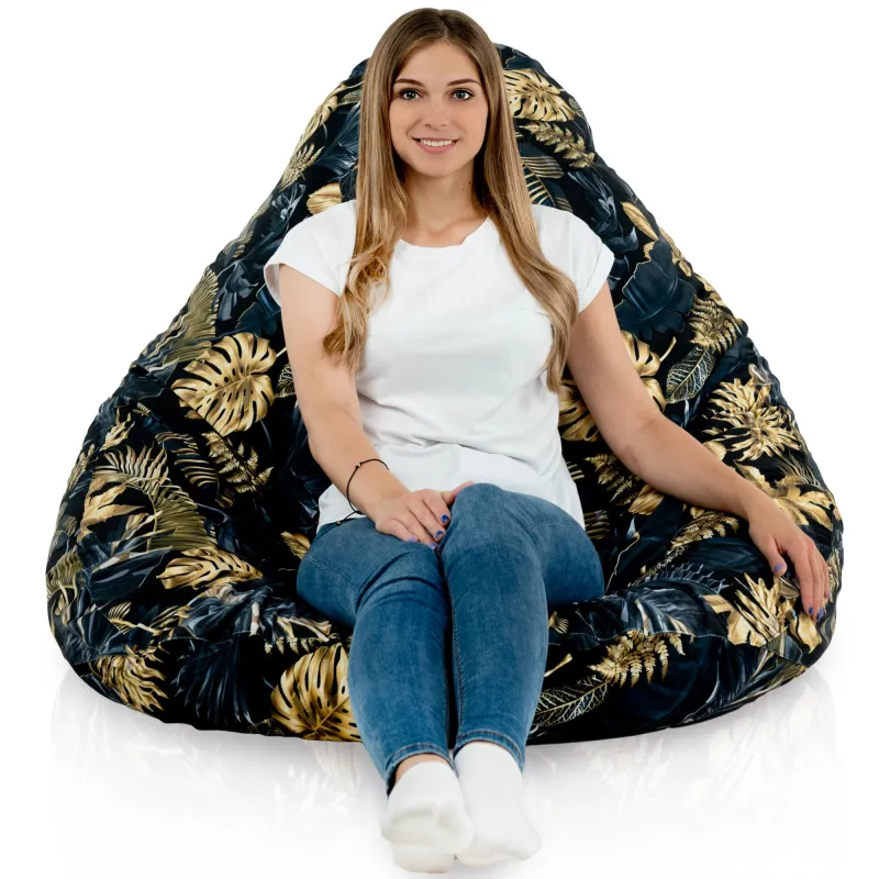 Sitzsack mit Rückenlehne XXL Drop - Premium Print-Stoff – Ansicht 55