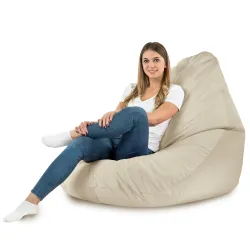 Drop XXL Sitzsack mit weicher Textur für gemütliche Wohnräume