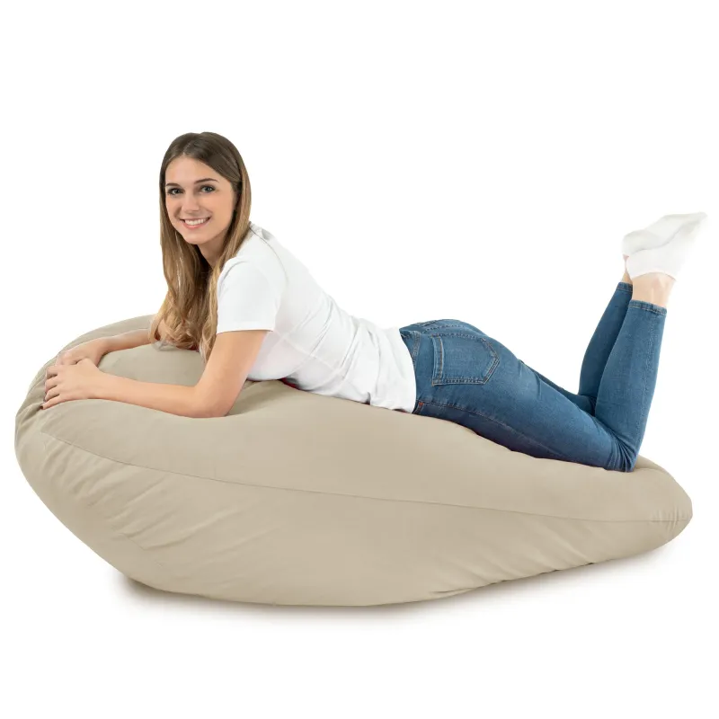 Vielseitiger Drop XXL Sitzsack zum Lesen und Entspannen in jedem Raum