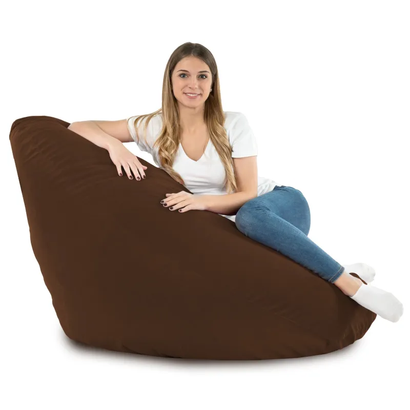 Sitzsack mit Rückenlehne XXL Drop - Soft-Velours – Ansicht 49