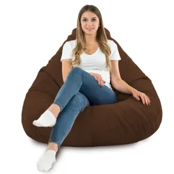 Sitzsack mit Rückenlehne XXL Drop - Soft-Velours – Ansicht 69