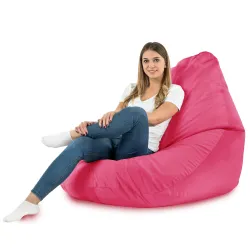 Sitzsack mit Rückenlehne XXL Drop - Soft-Velours – Ansicht 30