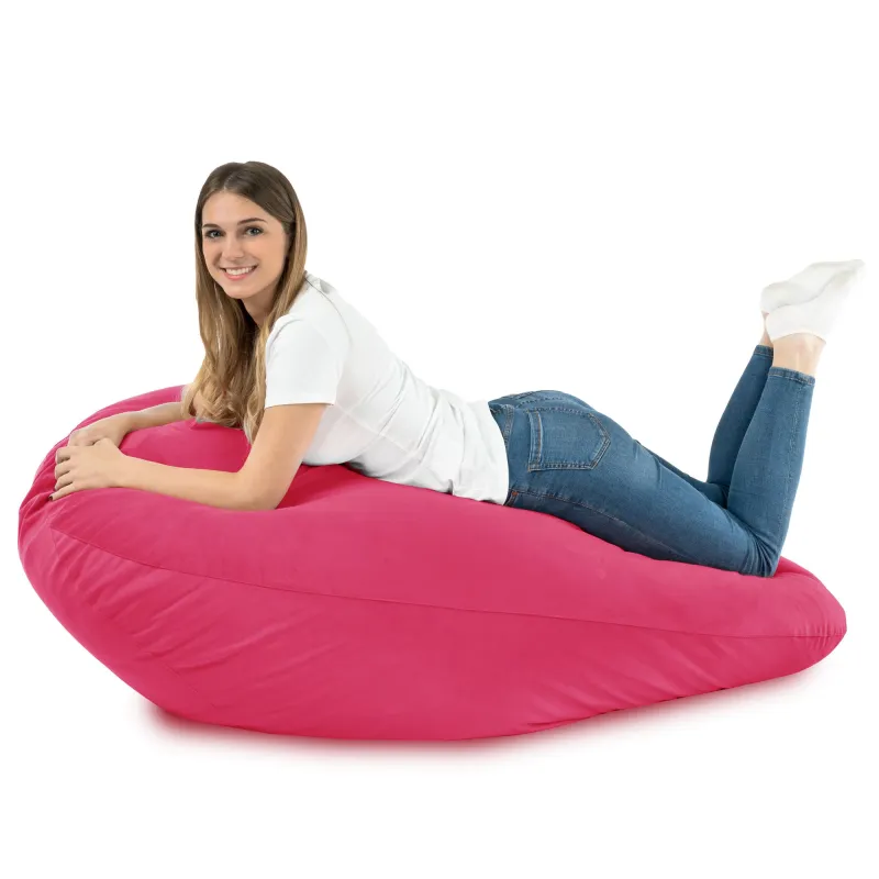 Sitzsack mit Rückenlehne XXL Drop - Soft-Velours – Ansicht 89