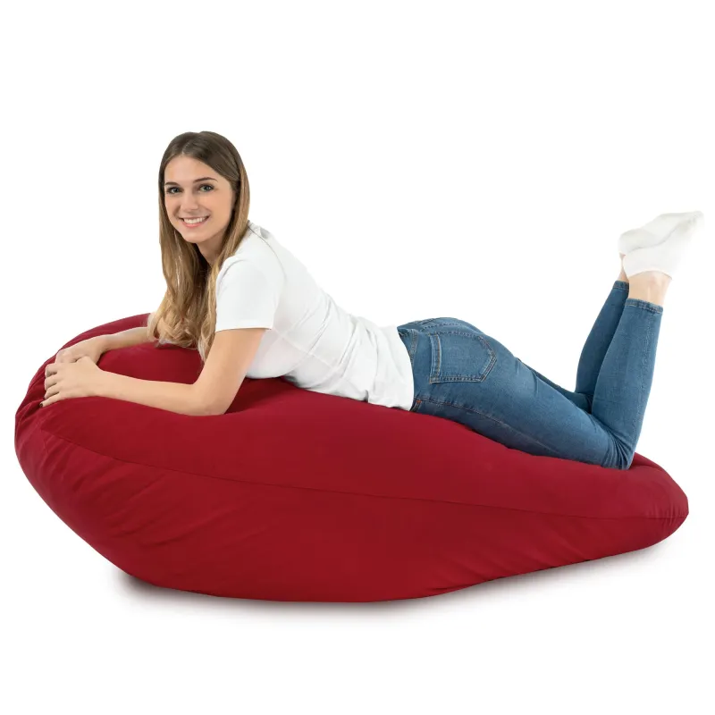Sitzsack mit Rückenlehne XXL Drop - Soft-Velours – Ansicht 91