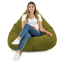 Sitzsack mit Rückenlehne XXL Drop - Soft-Velours – Ansicht 73