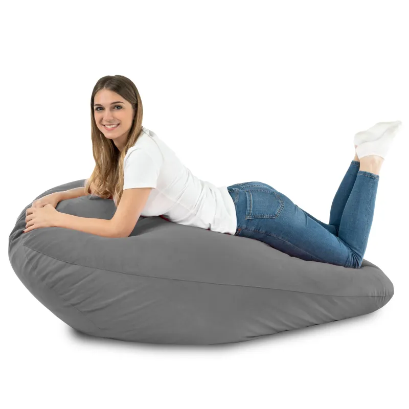 Sitzsack mit Rückenlehne XXL Drop - Soft-Velours – Ansicht 95