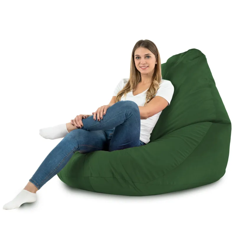 Sitzsack mit Rückenlehne XXL Drop - Soft-Velours – Ansicht 39