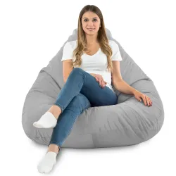 Sitzsack mit Rückenlehne XXL Drop - Soft-Velours – Ansicht 61