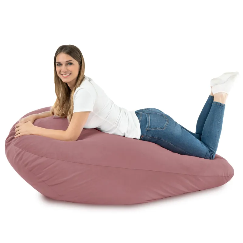 Sitzsack mit Rückenlehne XXL Drop - Soft-Velours – Ansicht 85