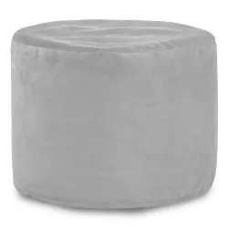 Pouf Runder Sitzhocker Zylinder - Soft-Velours