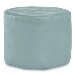 Pouf Runder Sitzhocker Zylinder - Soft-Velours