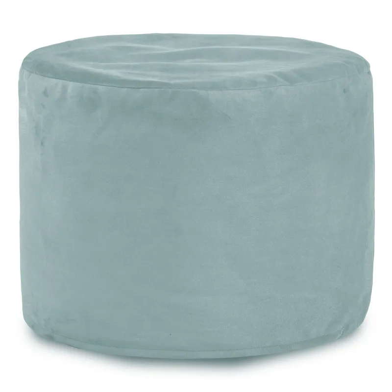 Pouf Runder Sitzhocker Zylinder - Soft-Velours – Ansicht 9