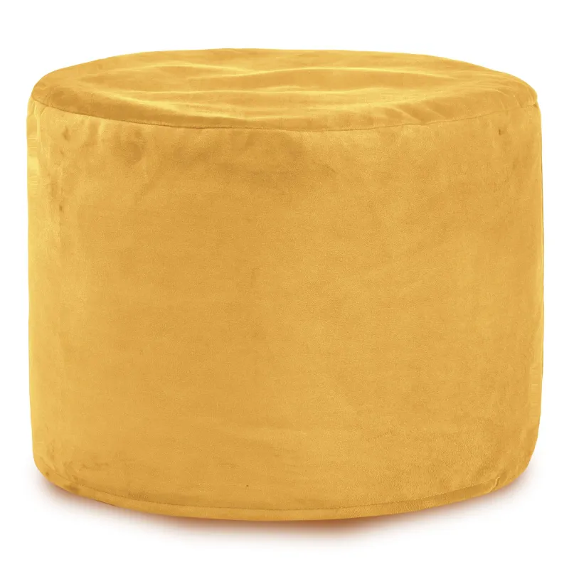 Pouf Runder Sitzhocker Zylinder - Soft-Velours – Ansicht 10