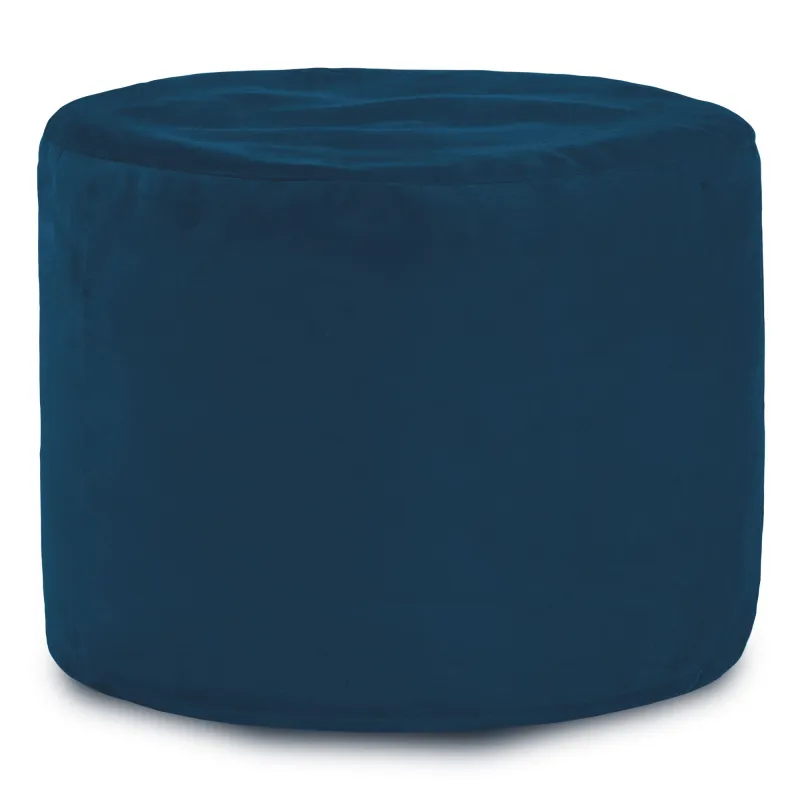 Pouf Runder Sitzhocker Zylinder - Soft-Velours – Ansicht 11