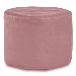 Pouf Runder Sitzhocker Zylinder - Soft-Velours