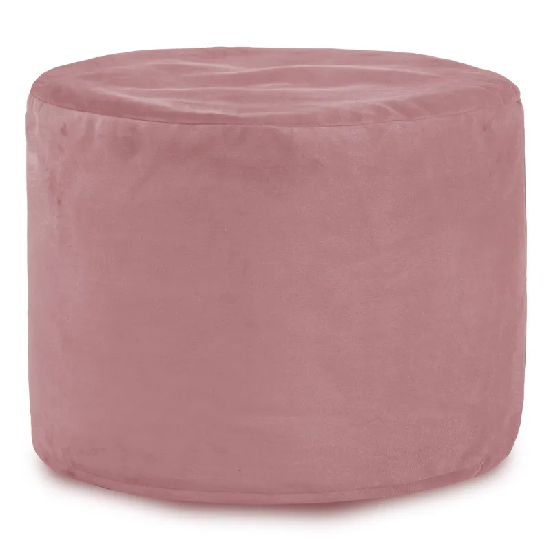 Pouf Runder Sitzhocker Zylinder - Soft-Velours – Ansicht 12