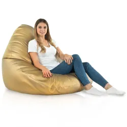 Weicher Kinzlersitzsack Drop XXL, ideal für gemütliche Räume