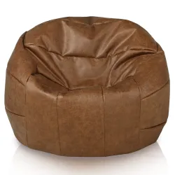 Sitzsack Fußball Retro - Premium Echtleder – Ansicht 2