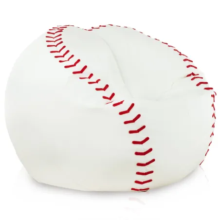 Sitzsack Baseball aus Kunstleder für stilvolles Sitzen