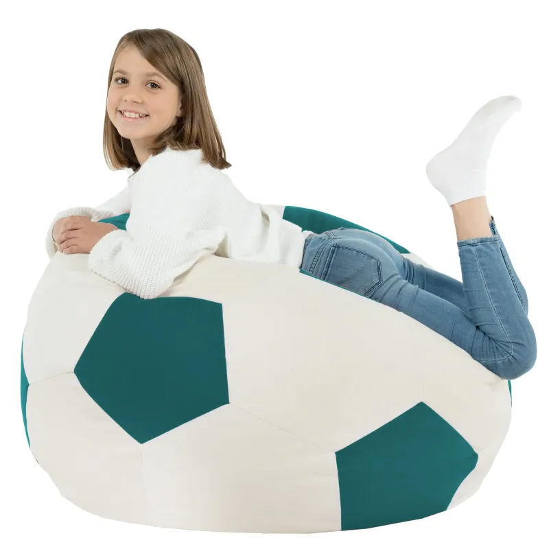 Königsblau Fußball Sitzsack Plüsch