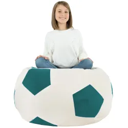 Königsblau Fußball Sitzsack Plüsch
