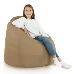 Beige Sitzsack XL Outdoor Garten
